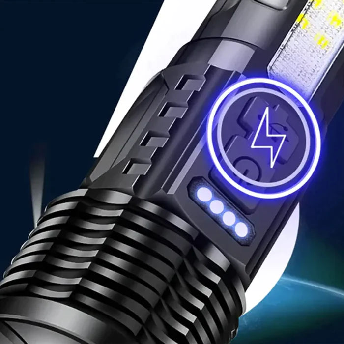 Set Lanternă Tactică cu Laser GERMANĂ + Cutie + Baterie Extra Gratuită – TitanLux™