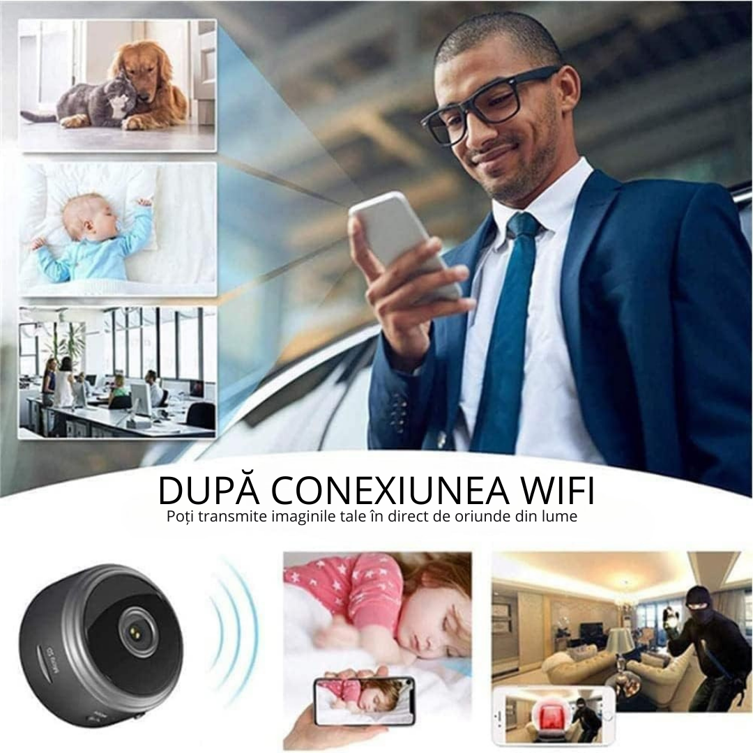Mini cameră spion 1080p HD