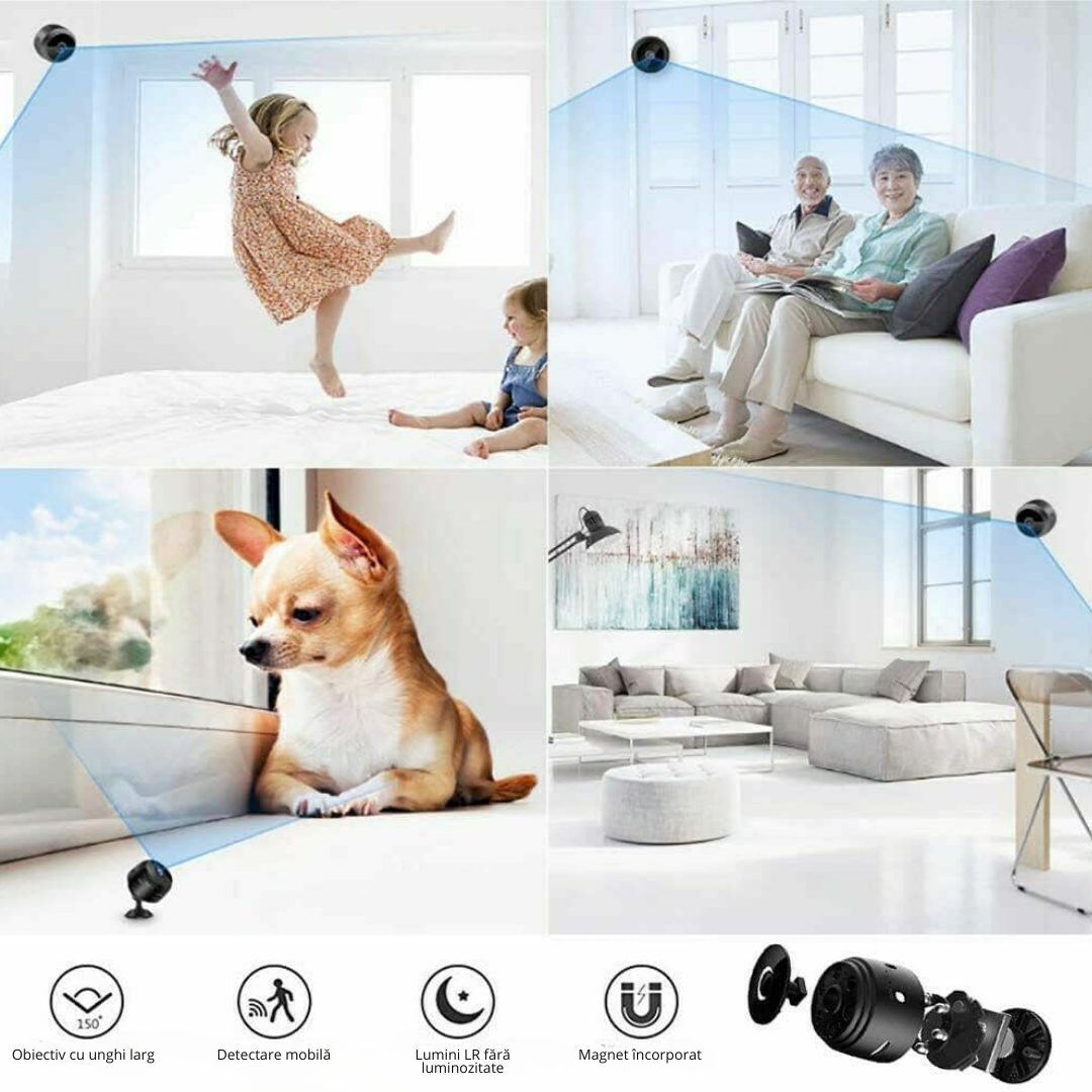 Mini cameră spion 1080p HD
