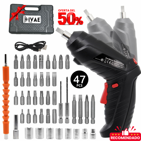 Set complet de șurubelnițe electrice Boxter™