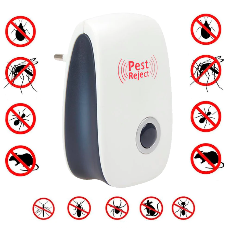 PROMO 2 LA PREȚ DE 1! - Dispozitiv Ultrasunete Antiinsecte și Rozătoare – PestReject™