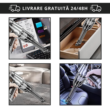 Aspirator Portabil 3 în 1: Ideal pentru Mașină, Casă, Birou și altele - PowerMax