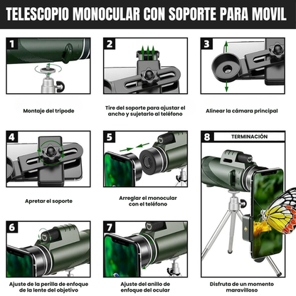Telescop portabil cu viziune nocturnă – Stars™