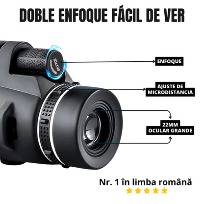 Telescop portabil cu viziune nocturnă – Stars™