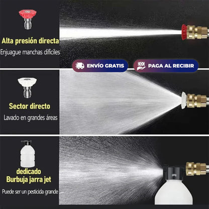WaterJet™ -  Aparat de Spălat cu Presiune + Geantă + Baterie EXTRA GRATUITĂ