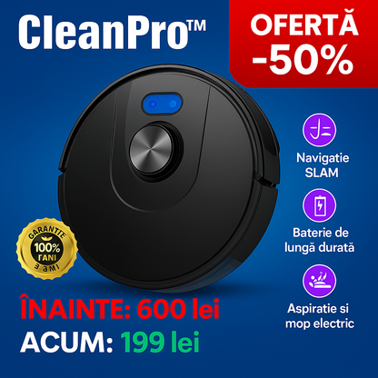 Aspirator Robot Inteligent 3 în 1 CleanPro™ - V800 2025
