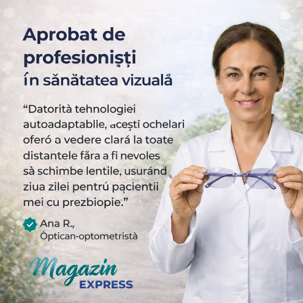 Ochelari Progresivi Inteligenți Ray™ (Vedere clară de aproape, intermediară și la distanță într-o singură pereche) Fără dioptrii | Husă din piele inclusă | 30 de zile de testare garantată